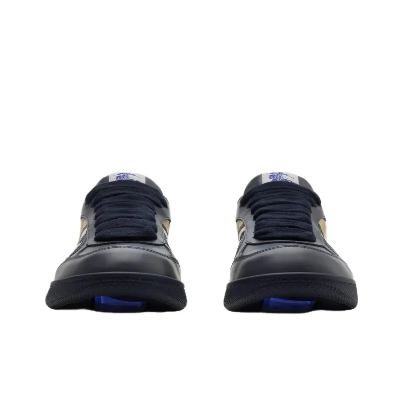 Burberry Terrace Low Top Skateboard Shoes Men's Dark Blue-1
