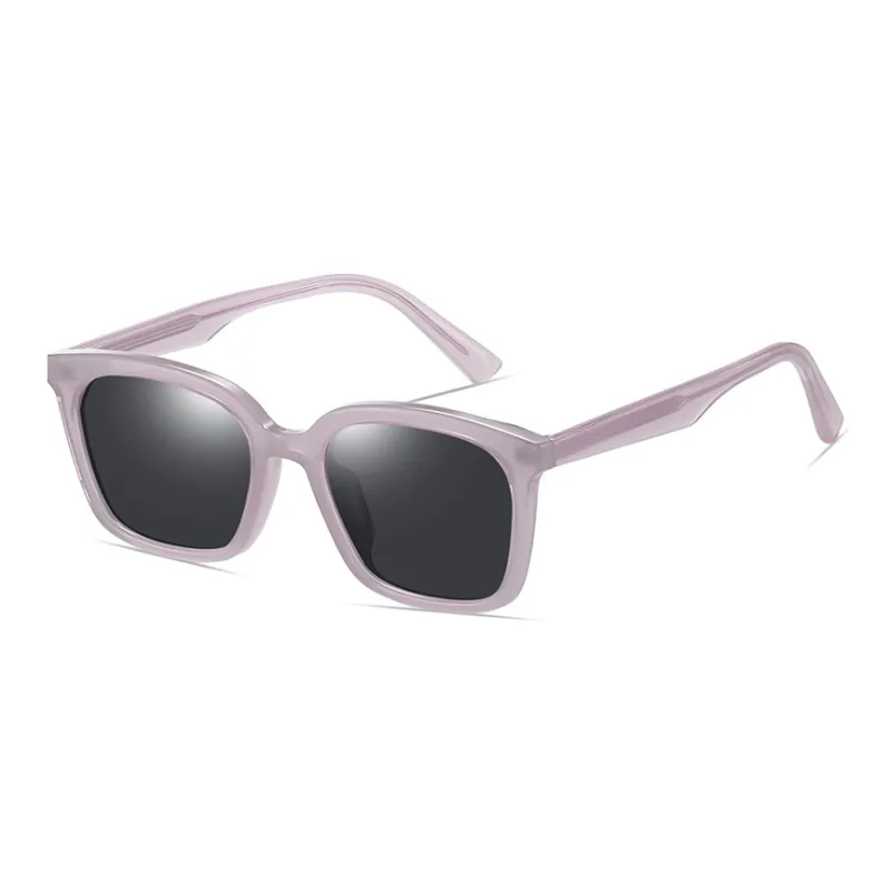 AAJF TR/Memory Plastic Metal Square Sunglasses Unisex-8
