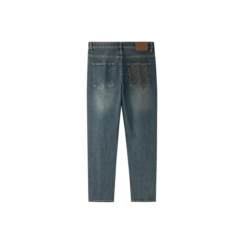 HLA Jeans Men Blue Gray Denim Gradient Medium 8F-1