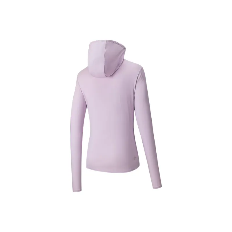 Anta Variety Training Collection Breathable Quick Dry UV Protection Sun Protection Clothing Women's Floral Purple-1