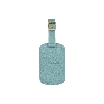 LONGCHAMP Cow Leather Luggage Tag Unisex Turquoise