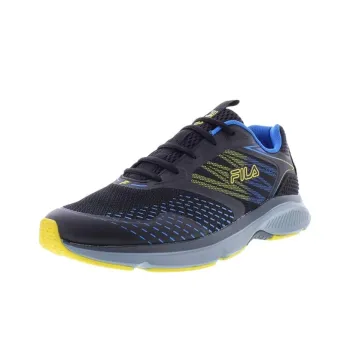 FILA Memory Trexler 3 Cushioning Slip Resistant Low Top Running Shoes Men's Black