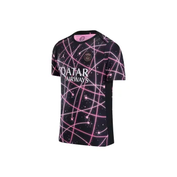 Jordan Academy Paris Saint Germain Soccer Jersey Men's Black/Sunset Red/Digital Pink/Sunset Red