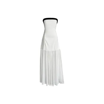 OZVO Sleeveless Dresses Women's White