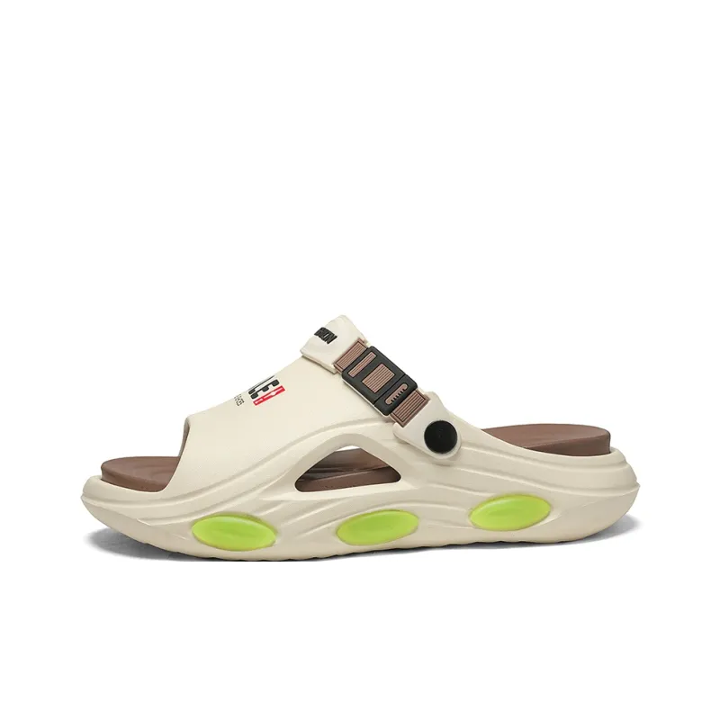 NANJIREN Beach Sandals Men White/Blue/Black/Gray/Mint Green/Beige Brown-4