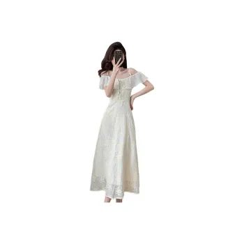 La Chapelle Slip Dresses Women's Apricot