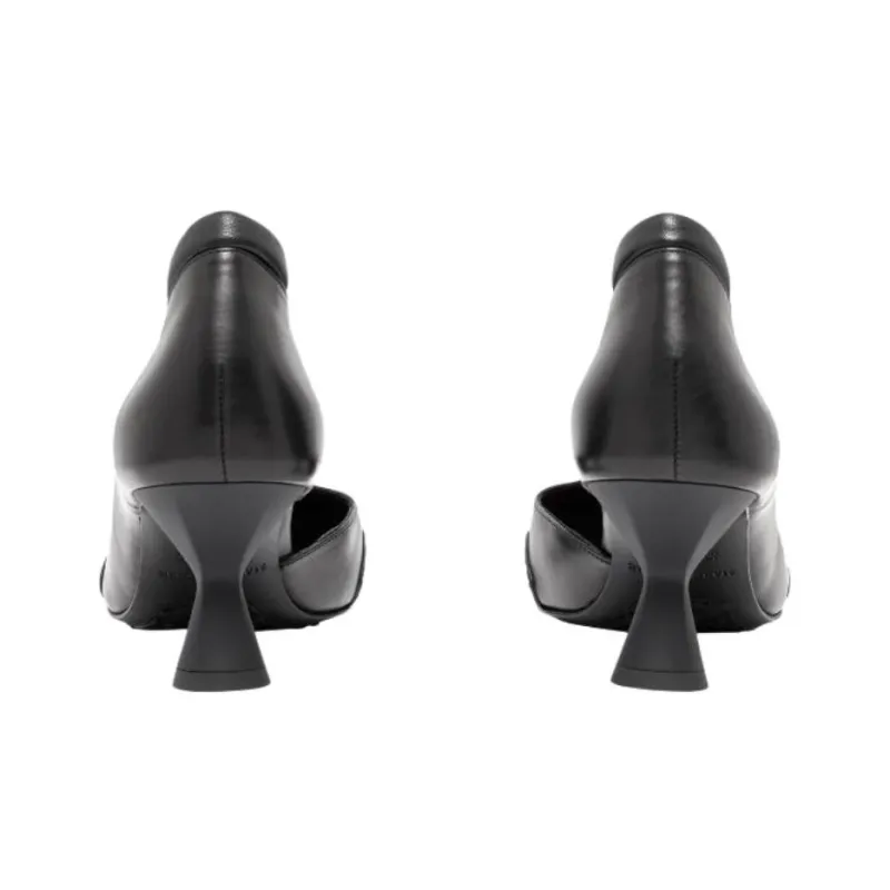 Marine Serre Slim Heel High Heels 6cm Women's Black-4