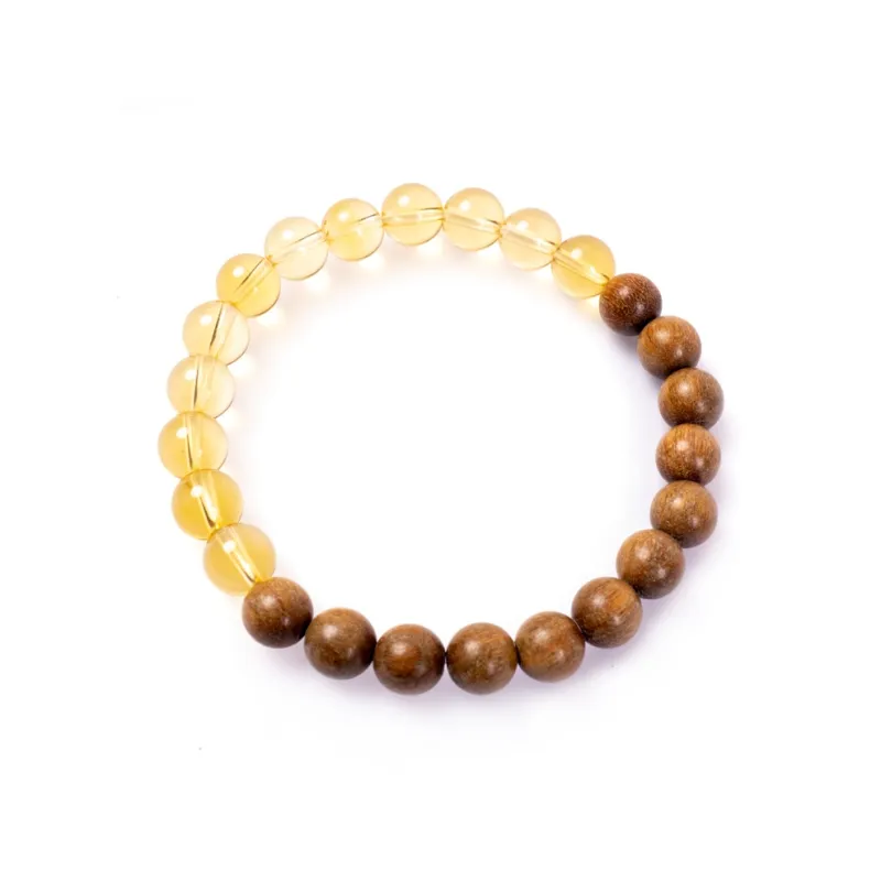 ZHOUDIWANG Green Sandalwood Bracelets Unisex-4