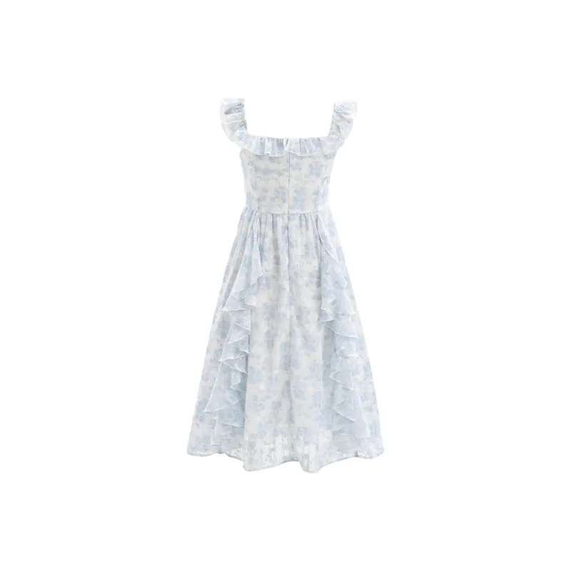 SNBL Slip Dresses Women's Blue-1