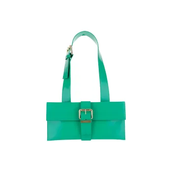 By Far Carol Buckle Detailed Shoulder Bag