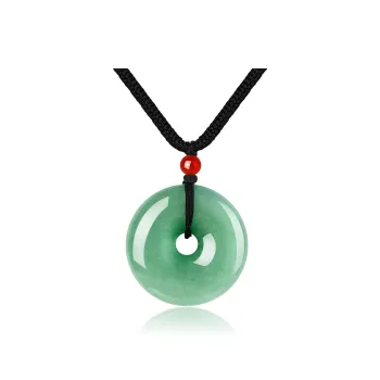 Lao Feng Xiang Natural Aventurine Necklaces Unisex