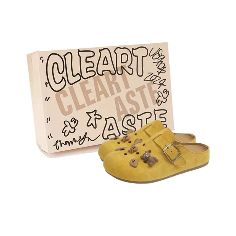 CLEARTASTE Quiet Slip Resistant Closed Toe Slippers Women's-5