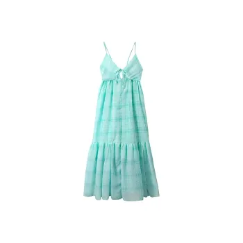 AURORA MUSE Slip Dresses Women's Green