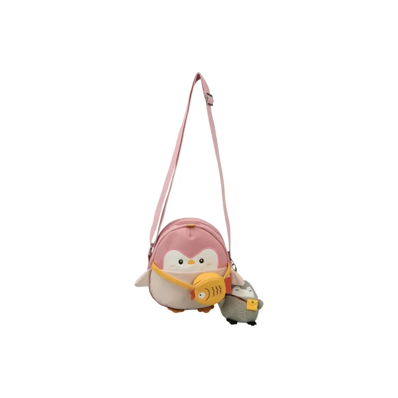 Homeboisportclub Nylon Crossbody Bag Regular Unisex Dark Gray/Pink-5