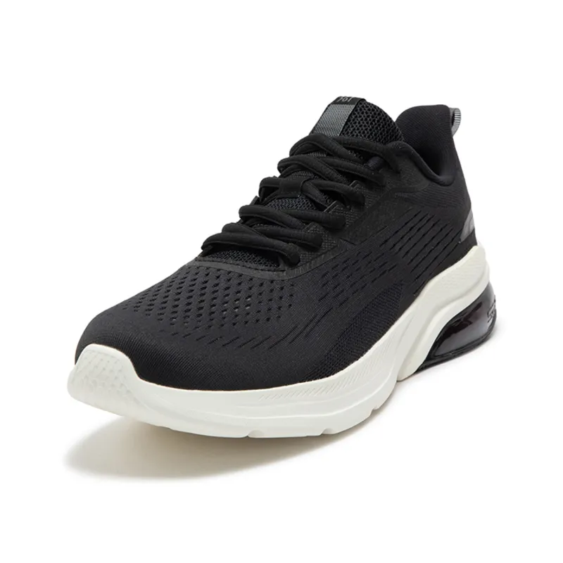 361° Wear-resistant And Lightweight Low-Top Casual Running Shoes Men's Black White-2