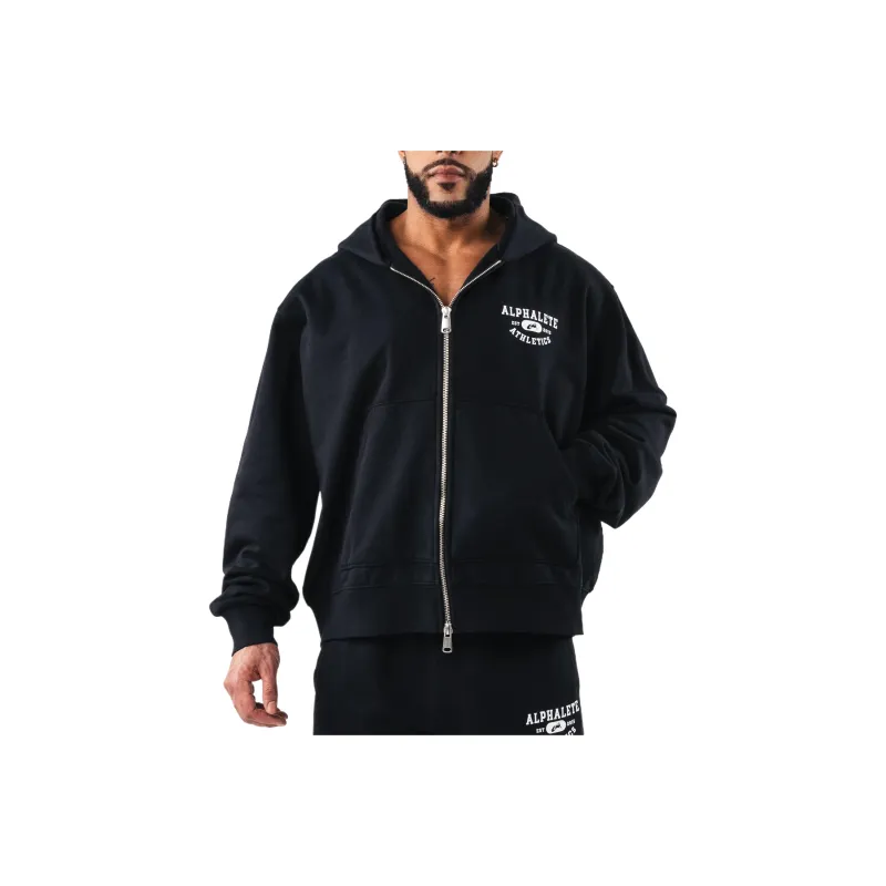 ALPHALETE Member Vintage Zip Up Sweatshirt Men's-4