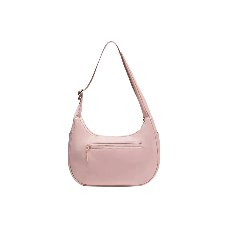 Lululemon Nylon Shoulder Bag Women's Mist Pink & Gold Metal-1