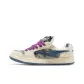 Lifting Beige Purple Shoelace