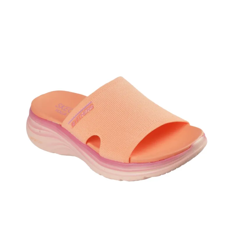 Skechers Vapor Foam Coastal Sunset Slide Slippers Women's Pink-2