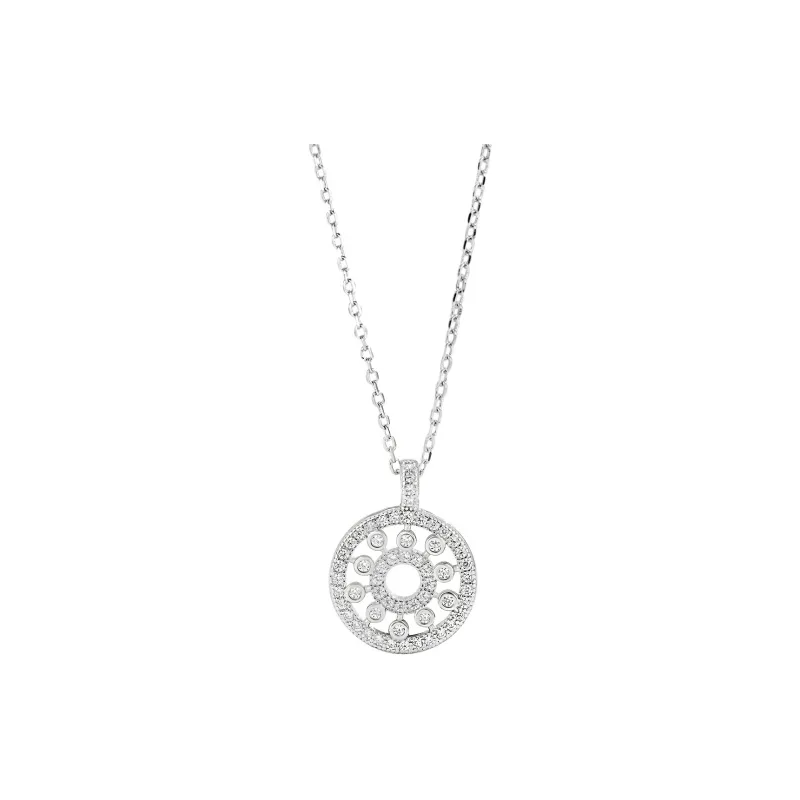 Happy Tide S925 Silver Necklaces Women's-0