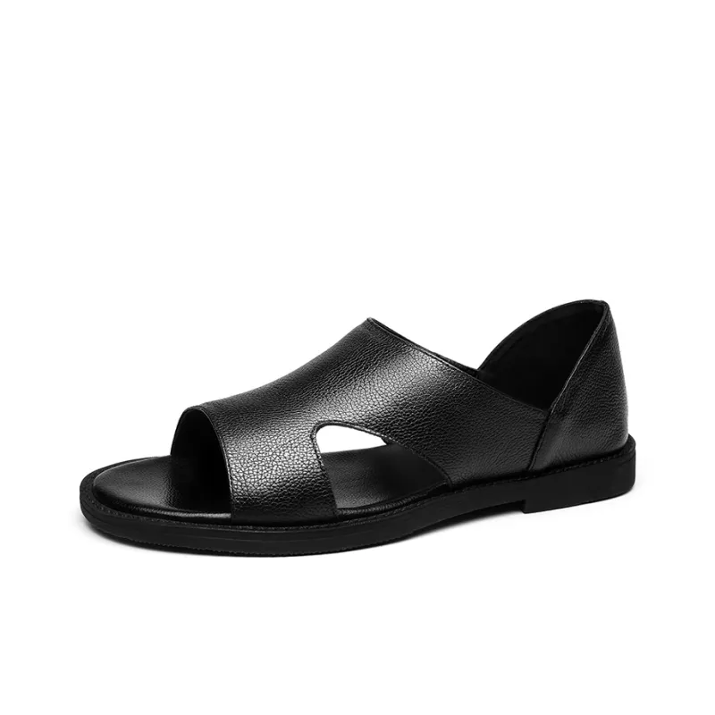 HD One Strap Sandals Men's Black-1