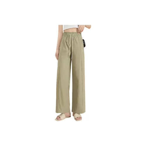 TOUCH Casual Pants Women's Green Khaki