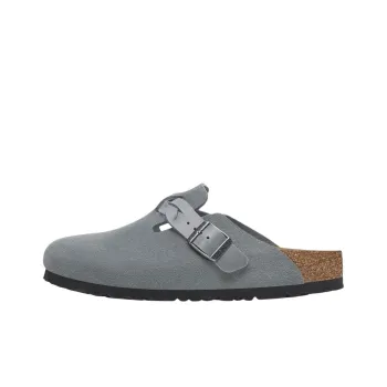 Birkenstock Boston Braided EVA Abrasion Resistant Closed Toe Slippers Women's Basalt Gray Narrow
