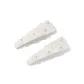 White-Two-Piece Set Side Clip