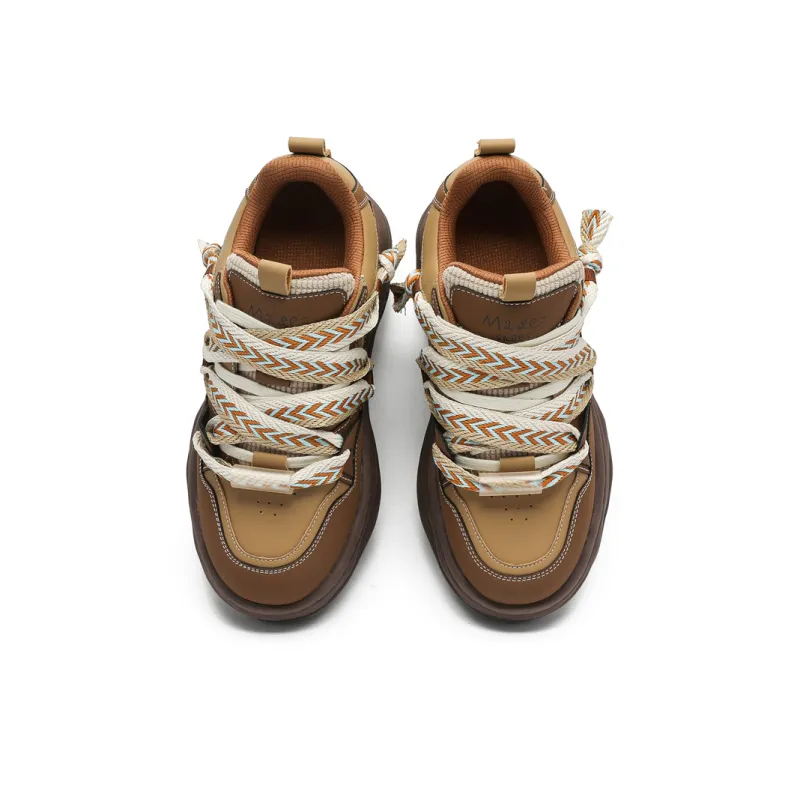 Ignition Mid Top Casual Shoes Unisex Brown-2