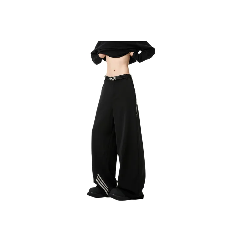 SZSX Casual Pants Unisex Black-1