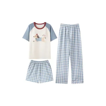 XIAFENYAN Pajama Set Women's Blue