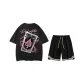 Clothing Sets (Black T-Shirt+Black Shorts)