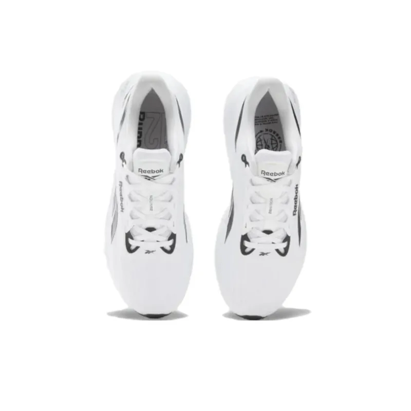 Reebok Anti Slip Wear Resistant Low Top Running Shoes Unisex White-3