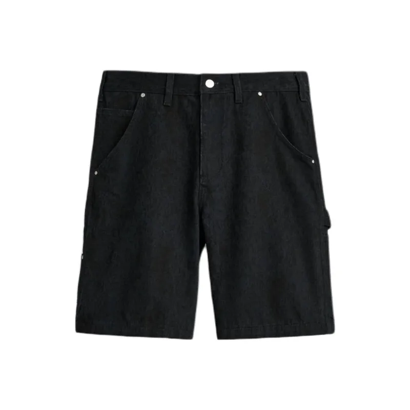 ZARA Denim Shorts Unisex Black-0