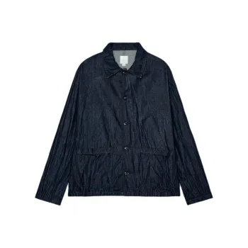 ZARA Fanglu Lin Collaboration Denim Jackets Men Blue