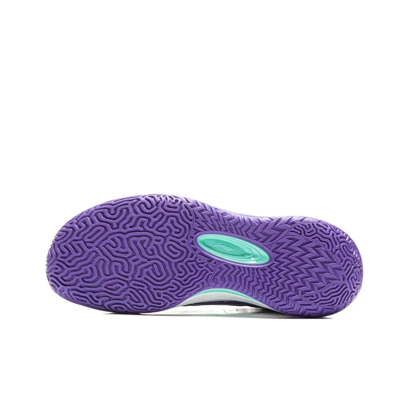 LiNing Cushioning, Slip Resistant, Abrasion Resistant, Rebound Grip Low Top Basketball Shoes Men's Zircon Purple-6