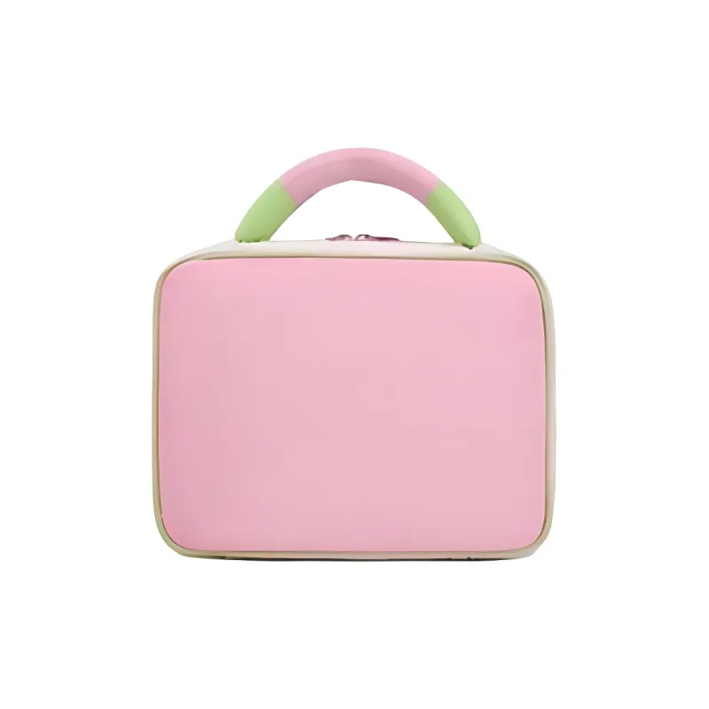 Boniu Polyester Toiletry Bag Women's Ecru & Yellow/Pink & Green-1