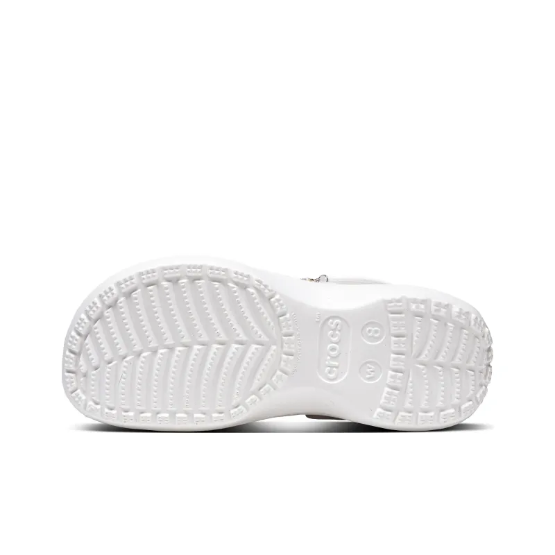 Crocs Classic Platform Clog Star Clogs Unisex White-6