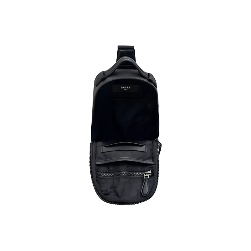 BALLY Logo print Shoulder Bag-4