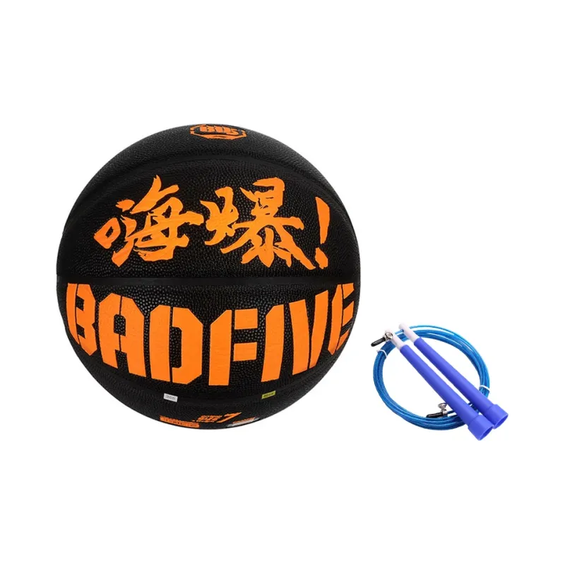 LiNing Color Street Collection Moisture Absorbing Leather Basketball Black Size 7 Street Training Unisex-15