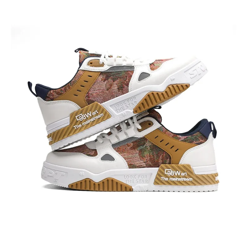 LONGDUIZHANG Slip Resistant Shock Absorbers With Abrasion Resistant Properties Skateboard Shoes Men's-12