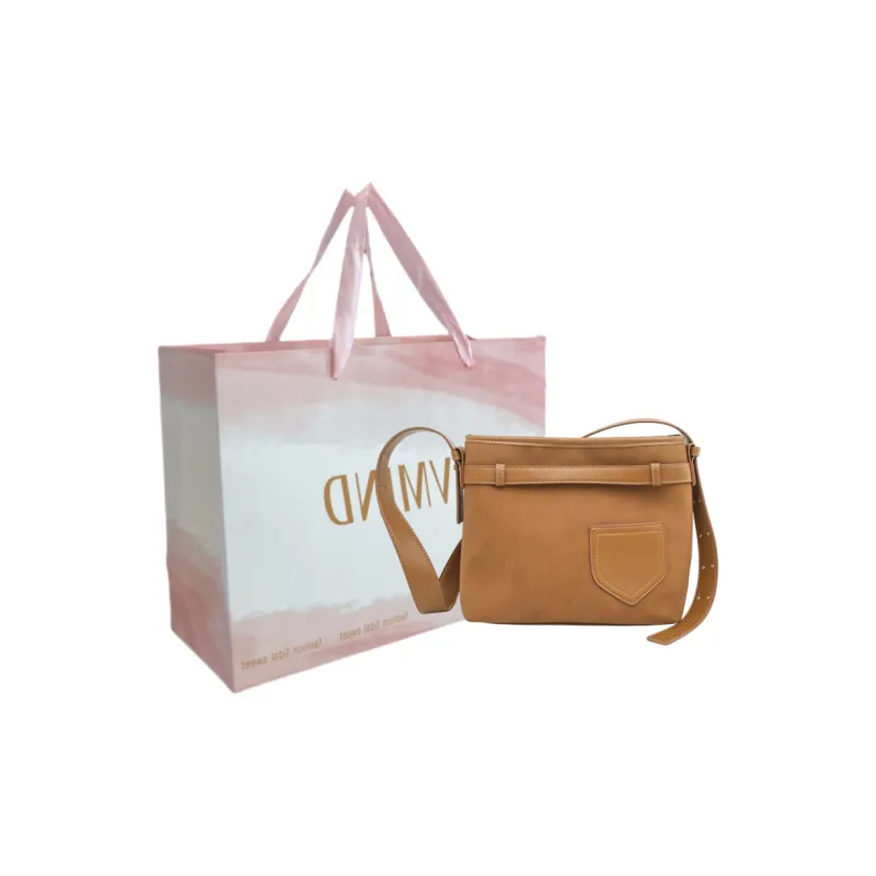 TOUTSEUL YOLO PU Shoulder Bag Women's Black/Pink/Brown-11