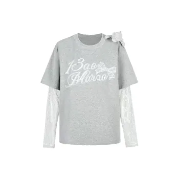 ABCMININ T Shirts Women's Gray