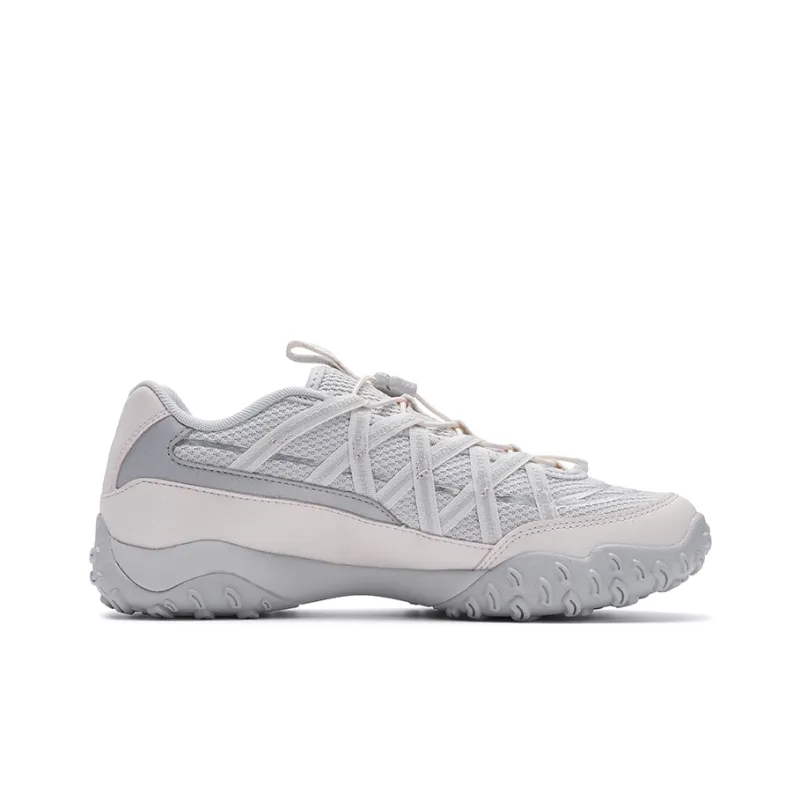 FILA ECHAPPE Breathable Low Top Running Shoes Women's Gray Pink-1