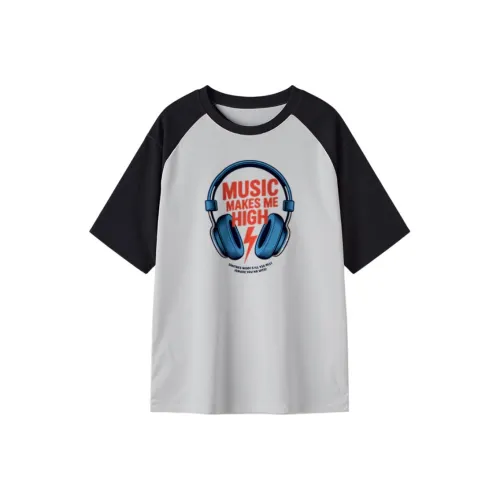 FAIRWHALE Drop Shoulder Sleeve T Shirt Women's