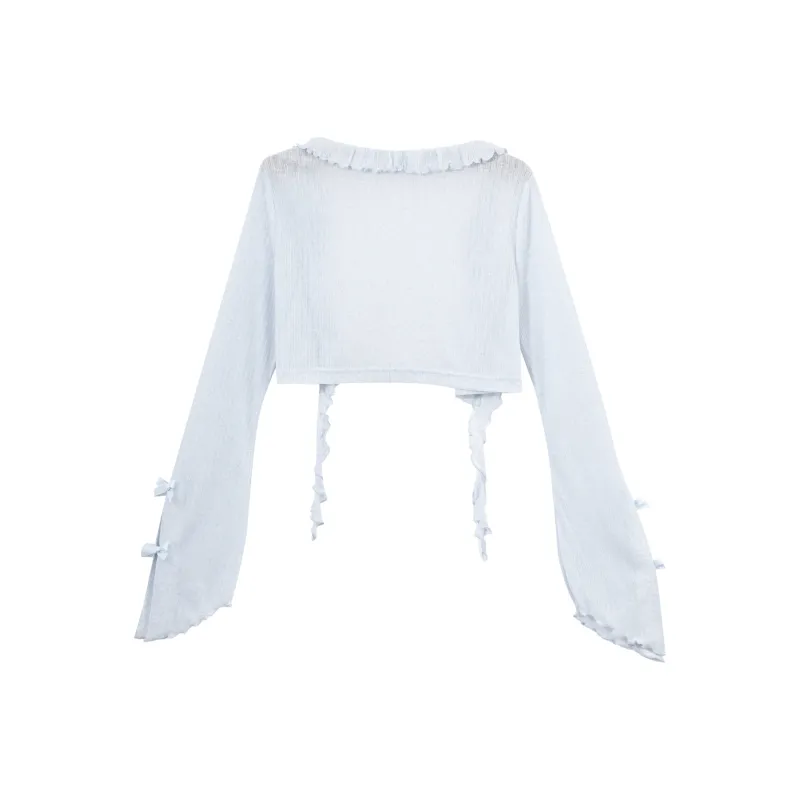 SNBL Cropped Coats Women's Blue-1