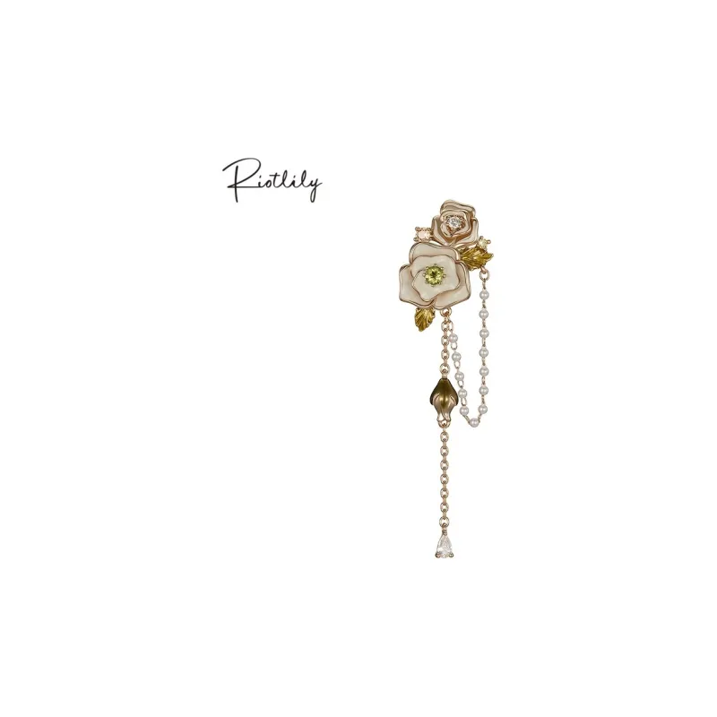 RiotLILY Faux Pearl Earrings Women's-3