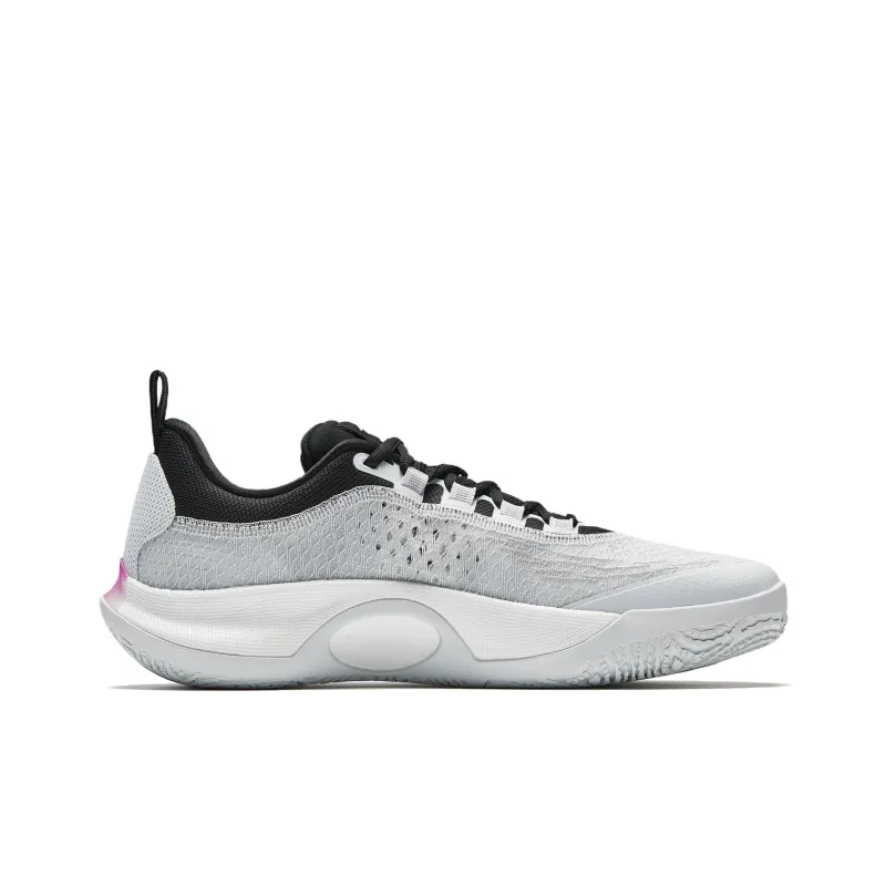 ANTA Sharp Edge 2 Basketball Shoes Men Low Top White Purple-1