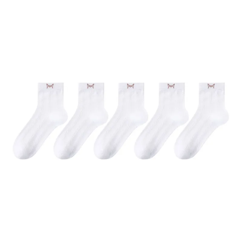 MIIOW Mid Calf Socks Women's 5 Pack-60