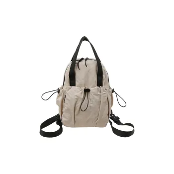 BRABOSTON Nylon Backpack Unisex White/Khaki/Green/Black